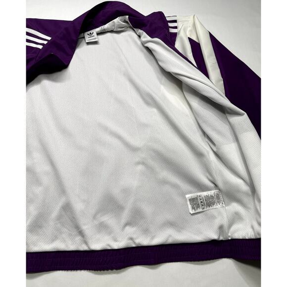 Adidas Windbreaker 90'S Block Track Top Size L Vintage - Picture 7 of 13